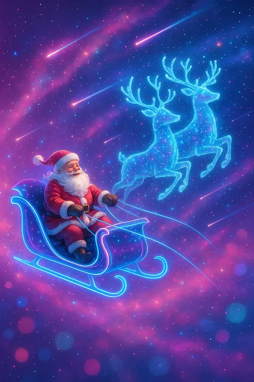 Cosmic Christmas Christmas wallpaper
